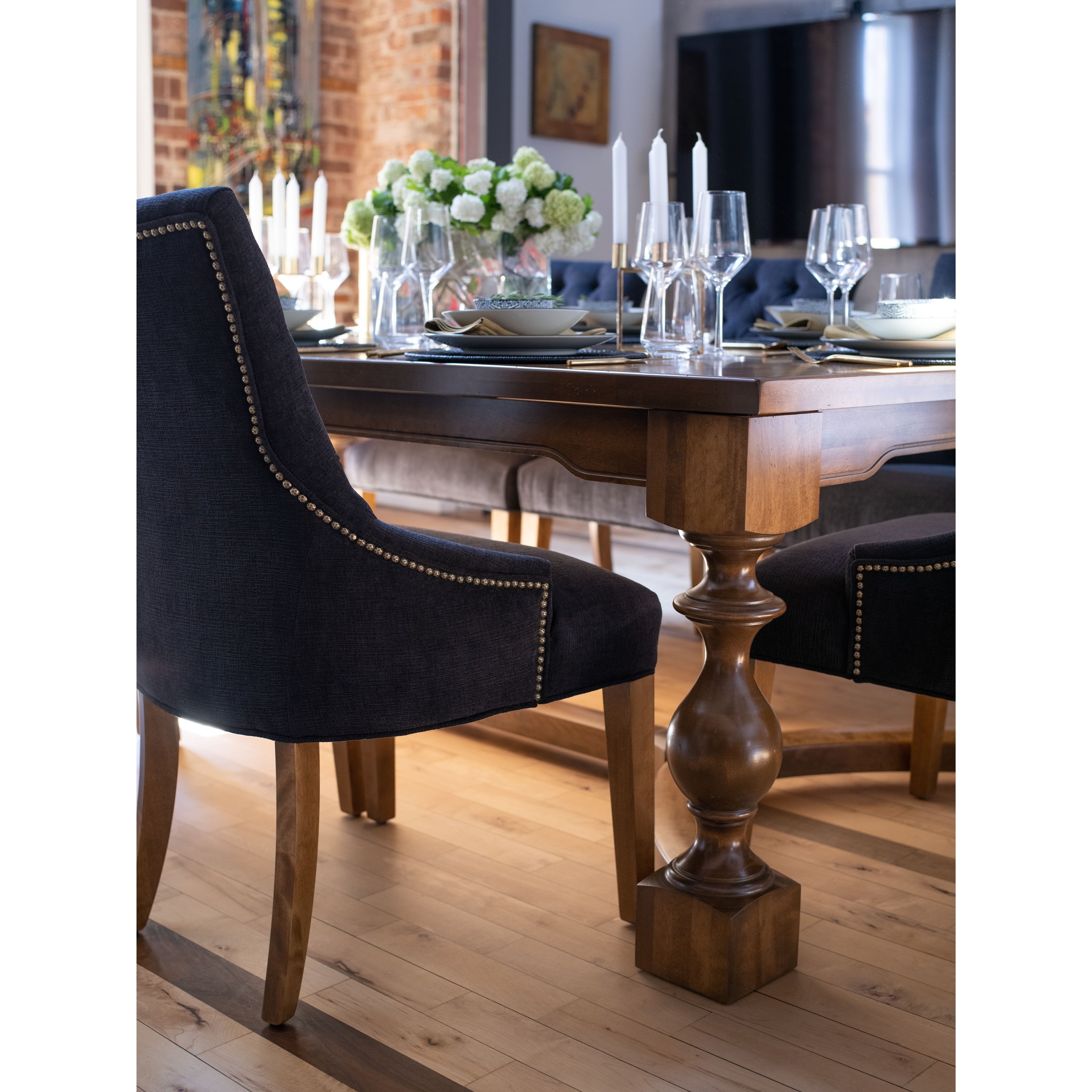 Canadel Farmhouse Chic Customizable Upholstered Host Chair | Williams